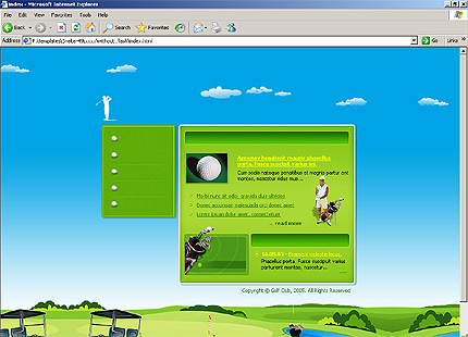 HTML HOMEPAGE SCREENSHOT