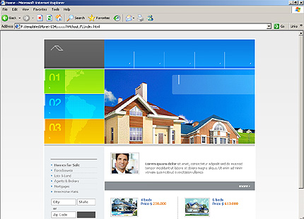 HTML HOMEPAGE SCREENSHOT