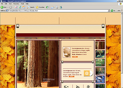 HTML HOMEPAGE SCREENSHOT