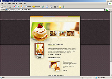 HTML HOMEPAGE SCREENSHOT