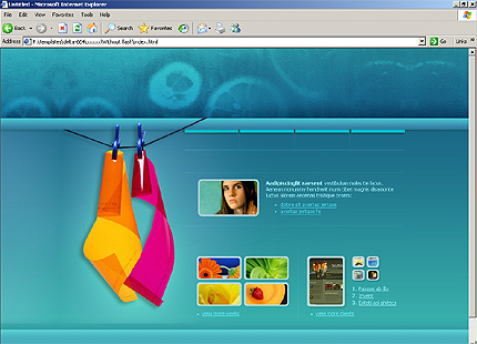 HTML HOMEPAGE SCREENSHOT