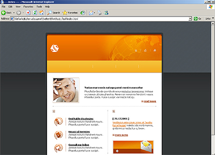 HTML HOMEPAGE SCREENSHOT