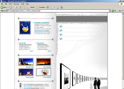 HTML HOMEPAGE SCREENSHOT