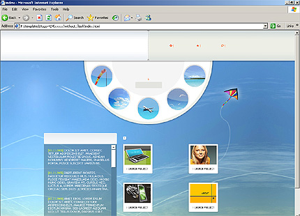 HTML HOMEPAGE SCREENSHOT