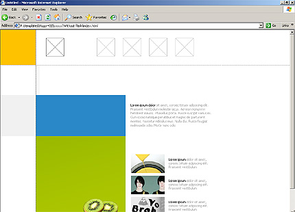 HTML HOMEPAGE SCREENSHOT