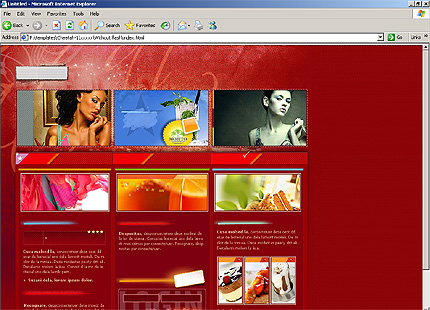 HTML HOMEPAGE SCREENSHOT