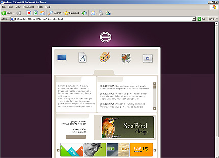 HTML HOMEPAGE SCREENSHOT