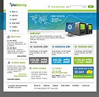 Web Hosting Web Design Template 10498