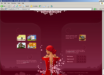 HTML HOMEPAGE SCREENSHOT