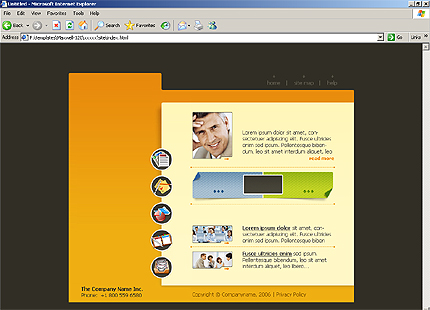 HTML HOMEPAGE SCREENSHOT