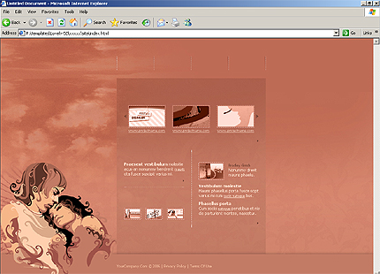 HTML HOMEPAGE SCREENSHOT