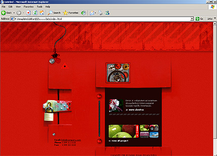 HTML HOMEPAGE SCREENSHOT