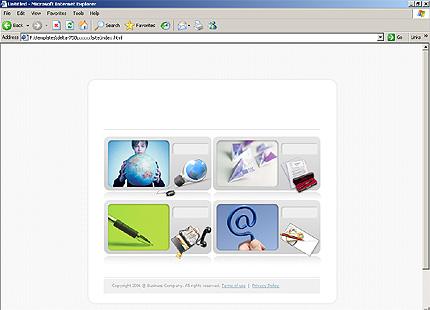 HTML HOMEPAGE SCREENSHOT