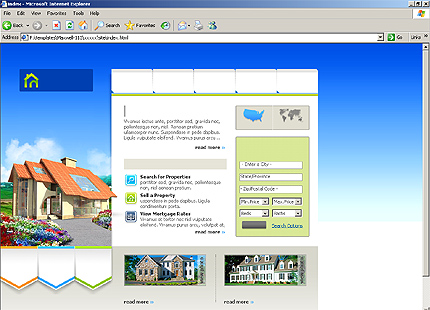 HTML HOMEPAGE SCREENSHOT