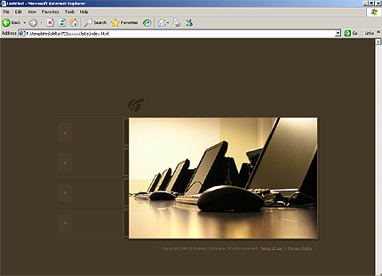 HTML HOMEPAGE SCREENSHOT