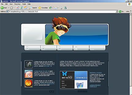 HTML HOMEPAGE SCREENSHOT