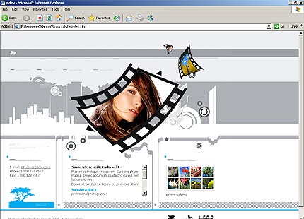 HTML HOMEPAGE SCREENSHOT