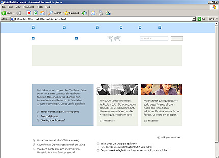 HTML HOMEPAGE SCREENSHOT