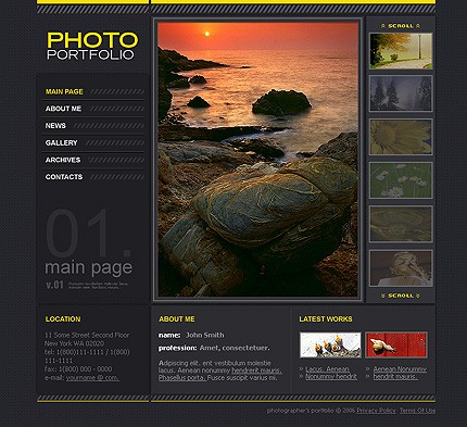 ADOBE PHOTOSHOP HOMEPAGE SCREENSHOT