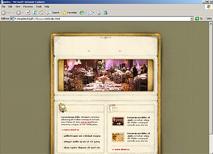 HTML HOMEPAGE SCREENSHOT