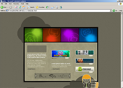 HTML HOMEPAGE SCREENSHOT