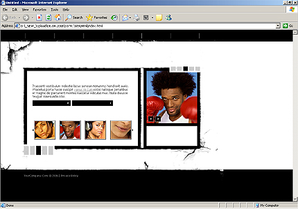 HTML HOMEPAGE SCREENSHOT