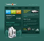 Web Hosting Web Design Template 10743