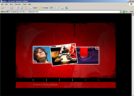 HTML HOMEPAGE SCREENSHOT