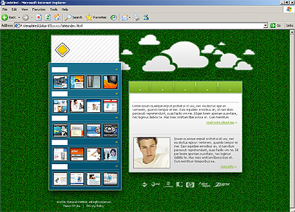 HTML HOMEPAGE SCREENSHOT