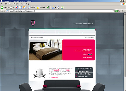 HTML HOMEPAGE SCREENSHOT