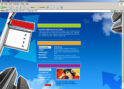 HTML HOMEPAGE SCREENSHOT