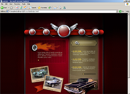 HTML HOMEPAGE SCREENSHOT