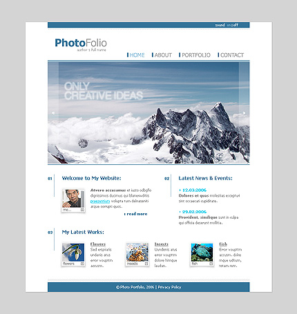 ADOBE PHOTOSHOP HOMEPAGE SCREENSHOT