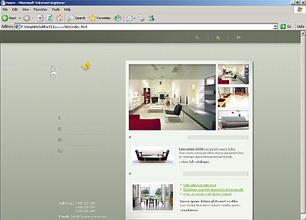 HTML HOMEPAGE SCREENSHOT