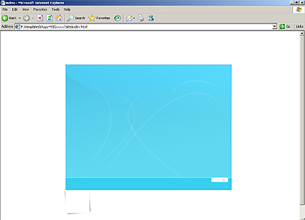 HTML HOMEPAGE SCREENSHOT