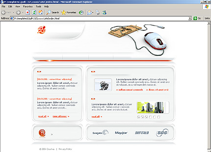 HTML HOMEPAGE SCREENSHOT