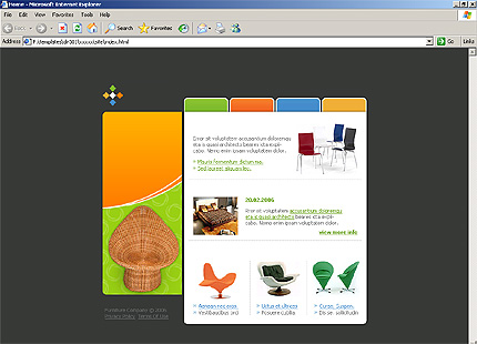 HTML HOMEPAGE SCREENSHOT