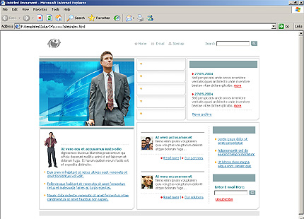 HTML HOMEPAGE SCREENSHOT