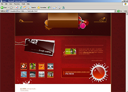 HTML HOMEPAGE SCREENSHOT