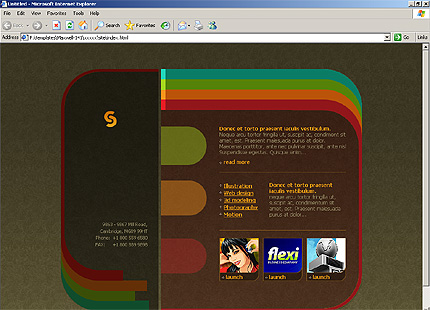 HTML HOMEPAGE SCREENSHOT