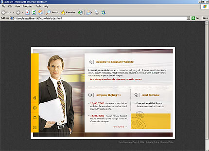 HTML HOMEPAGE SCREENSHOT