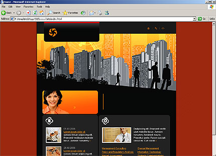 HTML HOMEPAGE SCREENSHOT