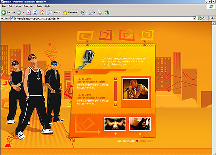 HTML HOMEPAGE SCREENSHOT