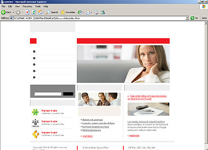 HTML HOMEPAGE SCREENSHOT