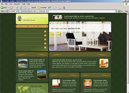 HTML HOMEPAGE SCREENSHOT