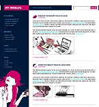 Web Hosting Web Design Template 11043