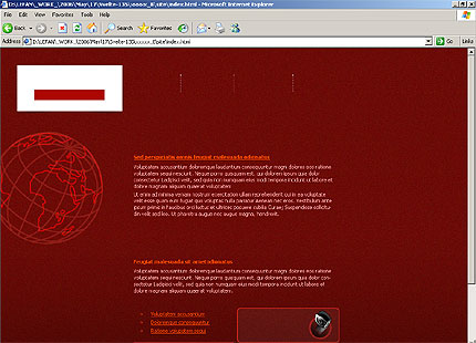 HTML HOMEPAGE SCREENSHOT