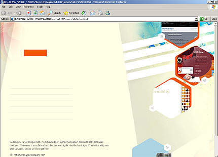 HTML HOMEPAGE SCREENSHOT