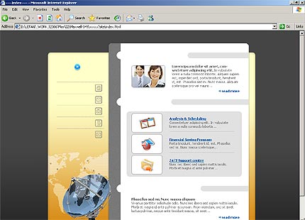 HTML HOMEPAGE SCREENSHOT