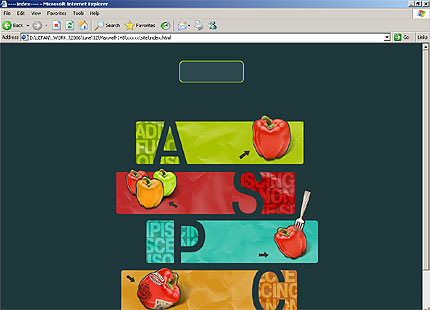 HTML HOMEPAGE SCREENSHOT